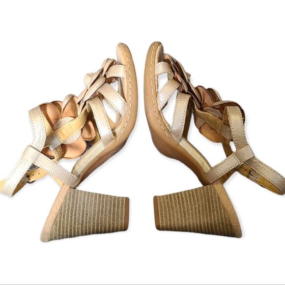 BOC, b.o.c. Born Hollyhock Leather Sandals Size 7 - Picture 3 of 7